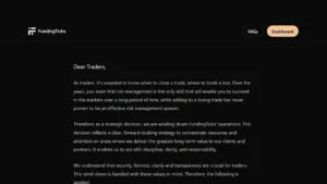 Funding Ticks is Shutting Down