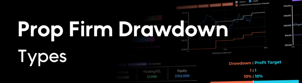 prop firm drawdown types