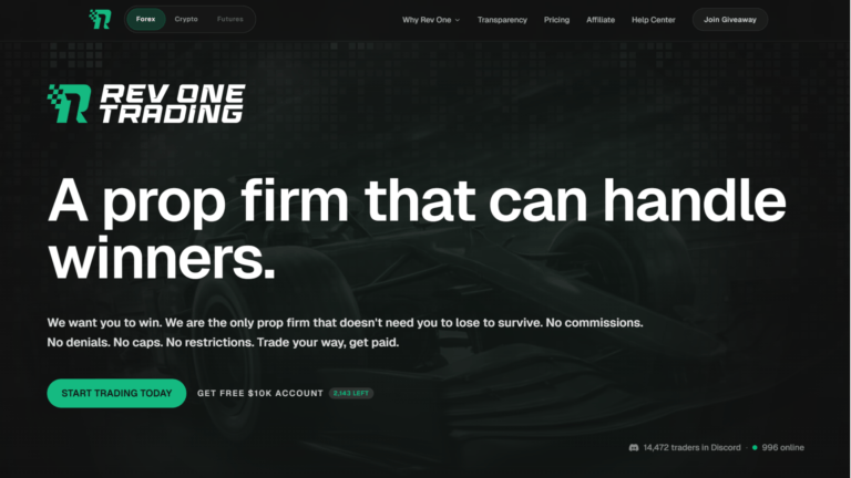 Rev One Trading Launch: Industry-First Transparent Payouts rev one trading launch