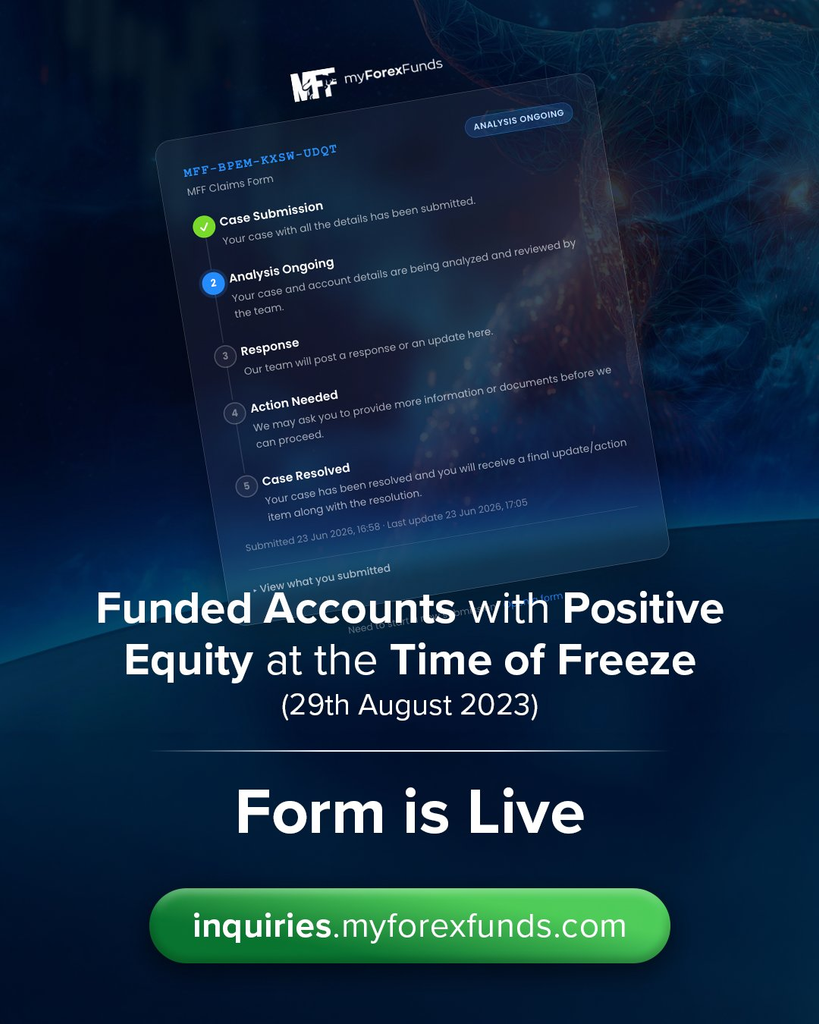 my forex funds funded account positive equity form