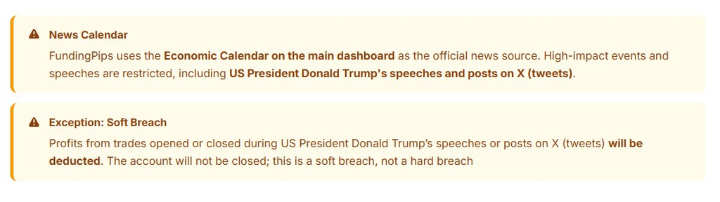 fundingpips trump tweet rule