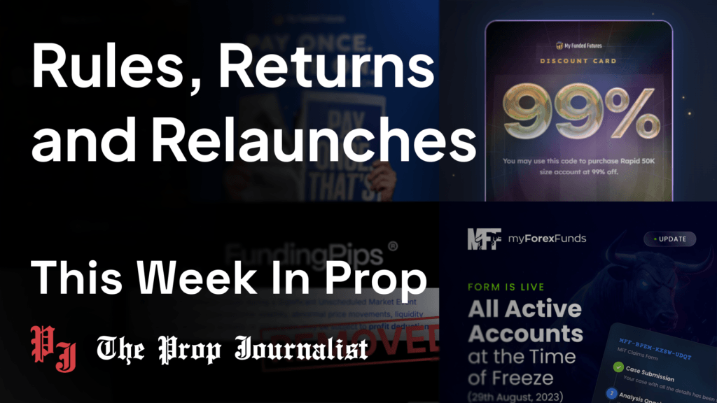 rules, returns relaunches this week in prop