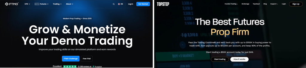FTMO and Topstep