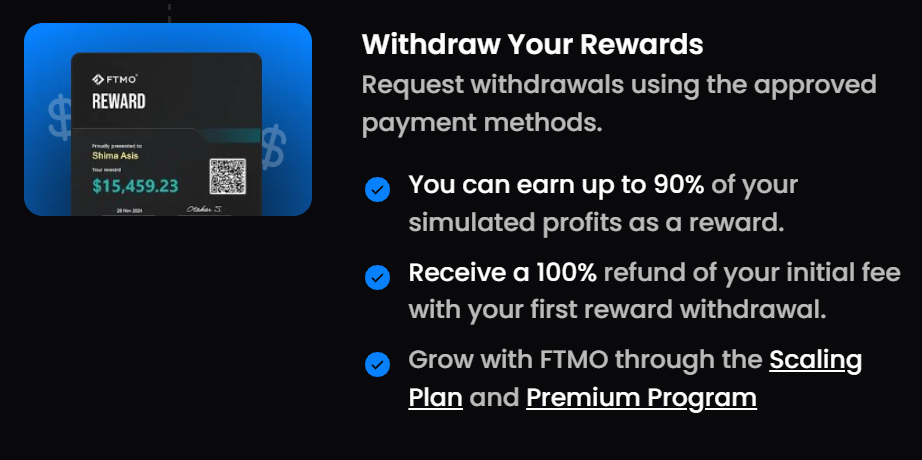 FTMO rewards