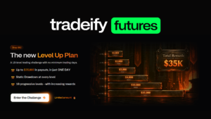 Tradeify Level Up Review: The $35K Ladder Explained Tradeify Futures Level Up Forge